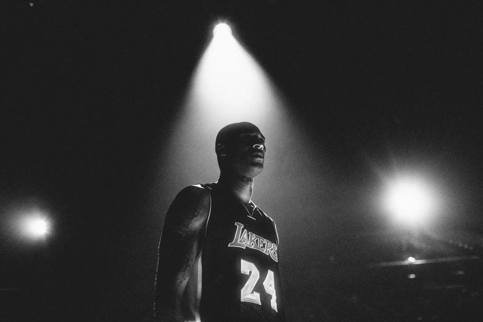 Kobe Bryant under the lights