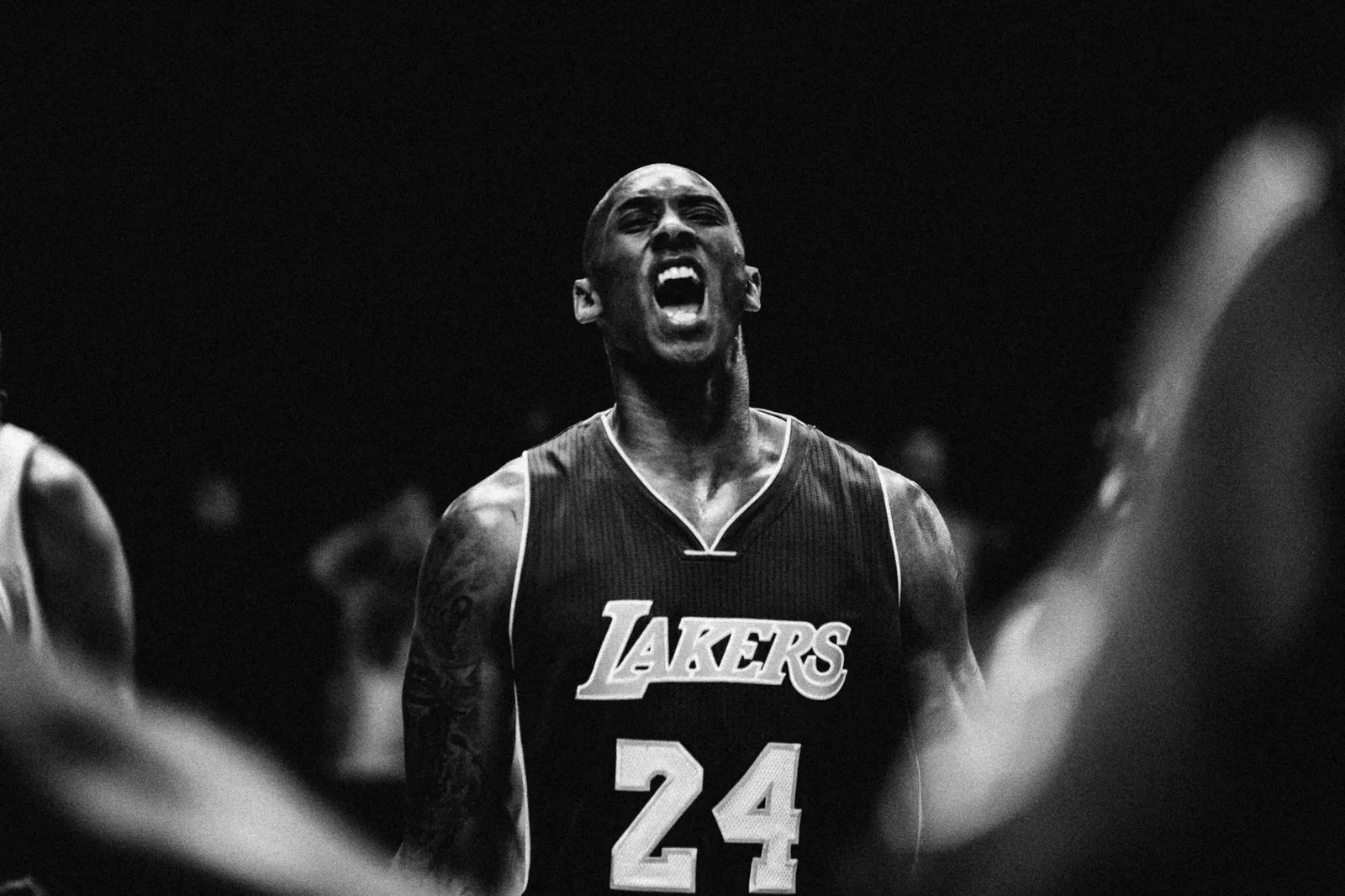Kobe Bryant on court